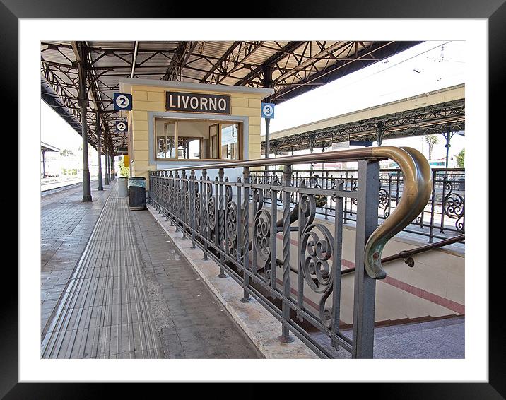 Livorno Train Station Framed Mounted Print by Nic Christie