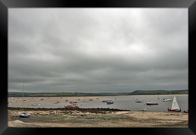 Rock, Cornwall Framed Print by Dawn Cox