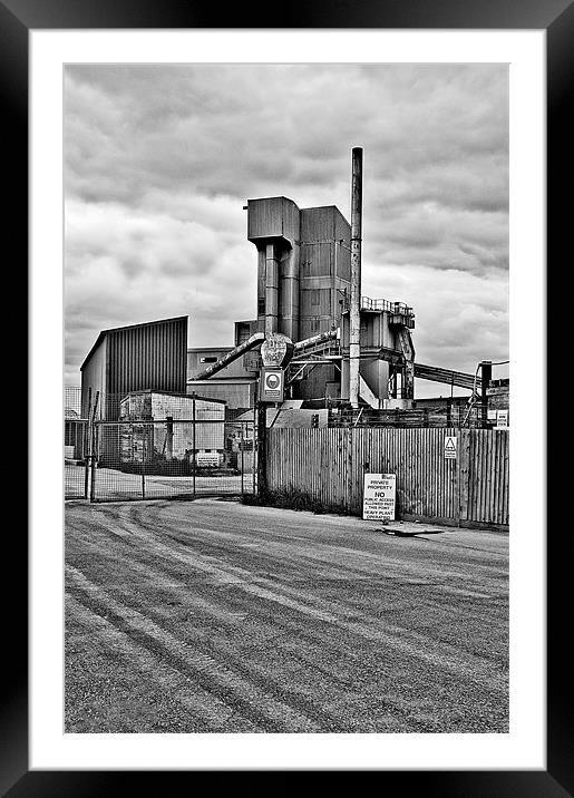 Industry Framed Mounted Print by Dawn Cox
