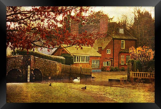 Eynsford Village, Kent Framed Print by Dawn Cox