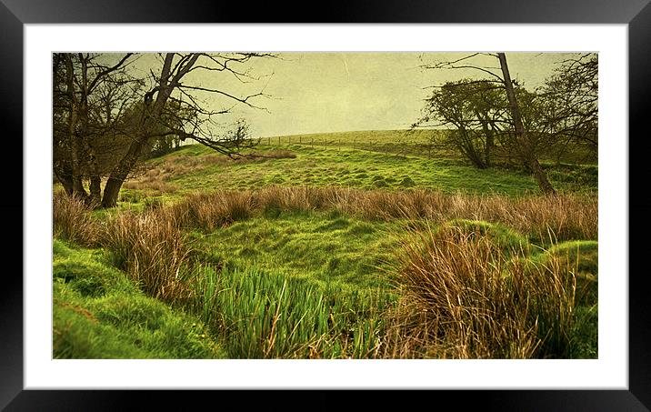 Over the Hill Framed Mounted Print by Dawn Cox