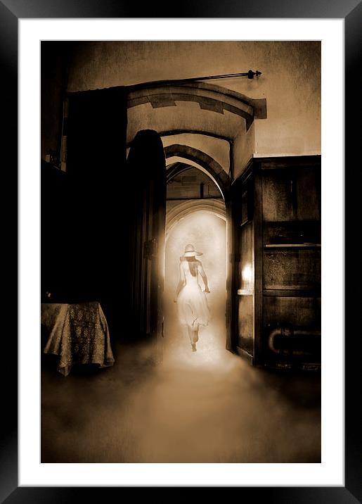 footsteps into the past Framed Mounted Print by Dawn Cox