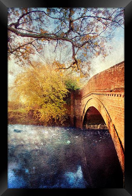 Bridge over troubled water Framed Print by Dawn Cox