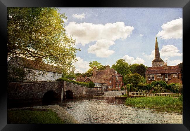 Eynsford Village Framed Print by Dawn Cox