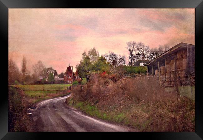  Rural Kent Framed Print by Dawn Cox