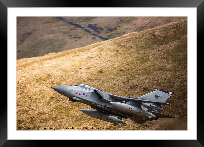 Tornado GR4 low fly Framed Mounted Print by Izzy Standbridge