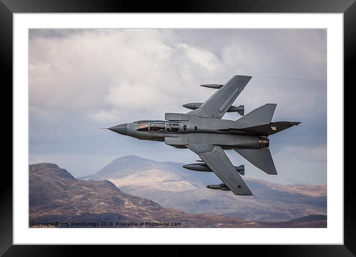 Tornado GR4 Low fly Framed Mounted Print by Izzy Standbridge