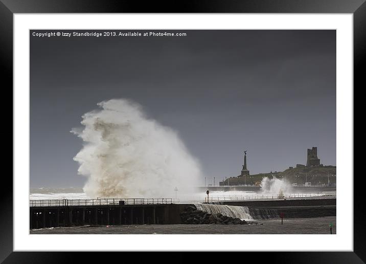 Aberystwyth in a storm Framed Mounted Print by Izzy Standbridge