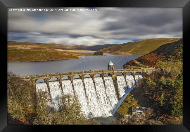 Craig Goch reservoir and dam Framed Print by Izzy Standbridge