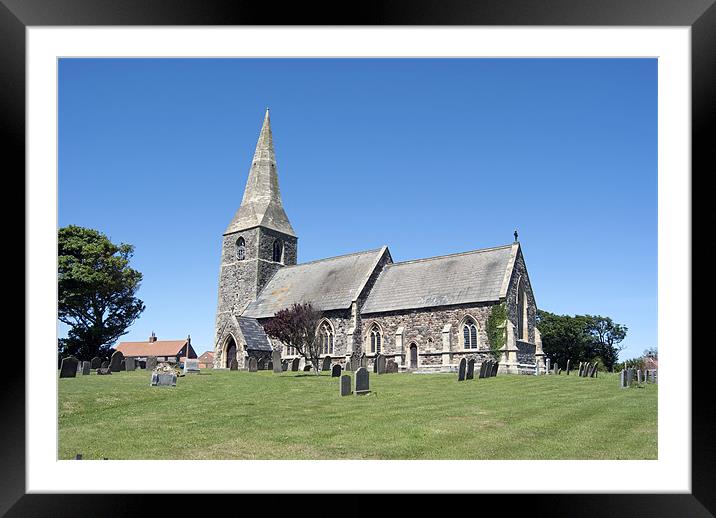 All Saints Church, Mappleton, East Yorkshire Framed Mounted Print by Stuart Young