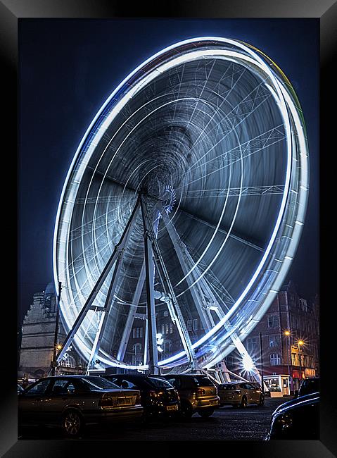 Big Wheel Framed Print by richard downes