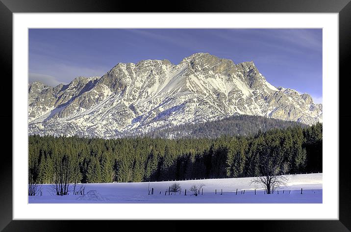 Hochfilzen Framed Mounted Print by richard downes