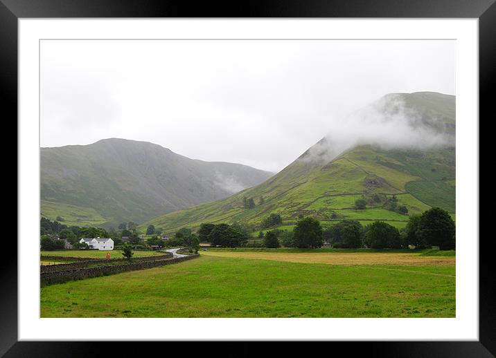 Wet hills Framed Mounted Print by Steve Ward