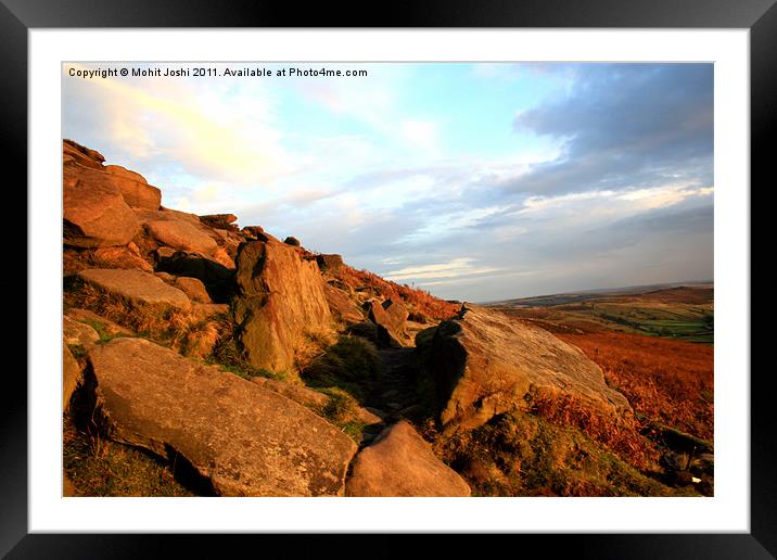 Stanage2 Framed Mounted Print by Mohit Joshi