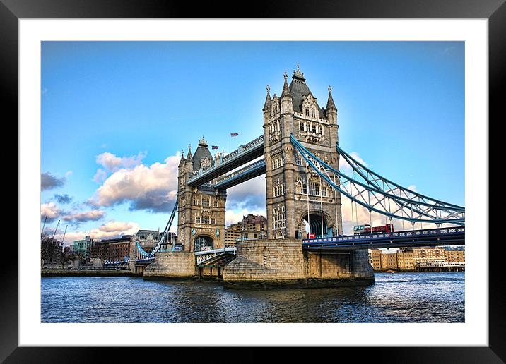 Tower Bridge Framed Mounted Print by Phil Hall