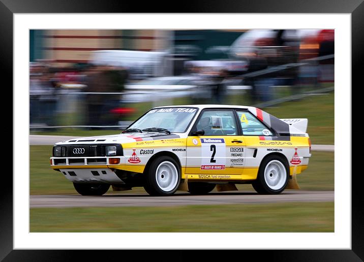 Audi Sport Quattro Framed Mounted Print by Phil Hall