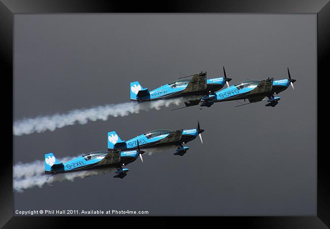 The Blades Air Display Team Framed Print by Phil Hall