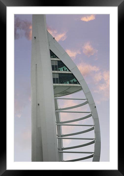 Spinaker Tower 2 Framed Mounted Print by Tony Bates