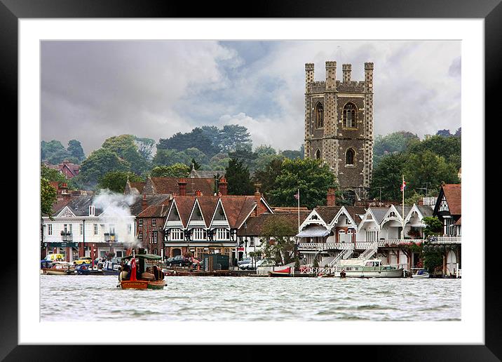 Henley-on Thames Framed Mounted Print by Tony Bates
