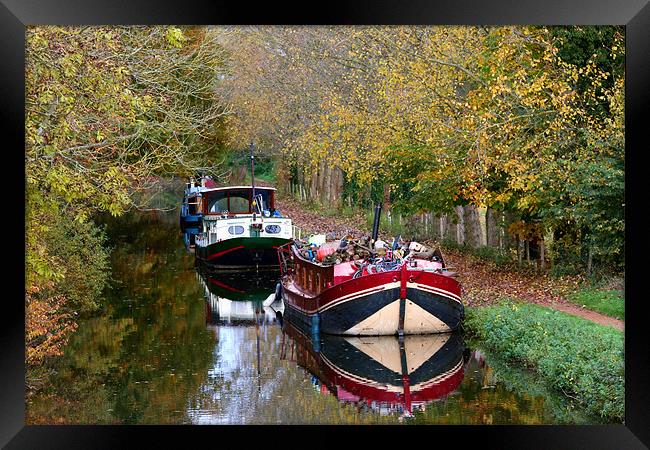 Kennet and Avon canal Framed Print by Tony Bates