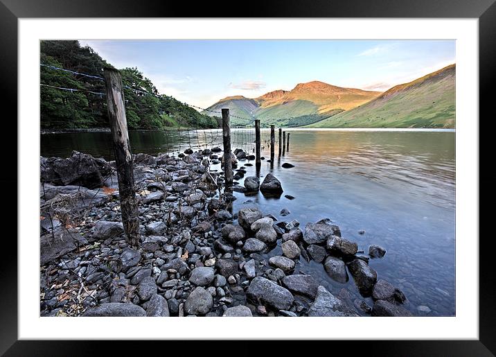 Wastwater Cumbria Framed Mounted Print by Tony Bates