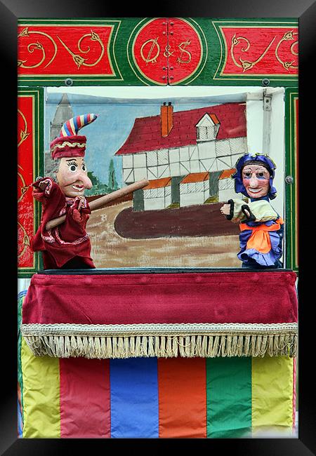 Punch and Judy show Framed Print by Tony Bates