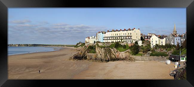 Tenby south Wales Framed Print by Tony Bates