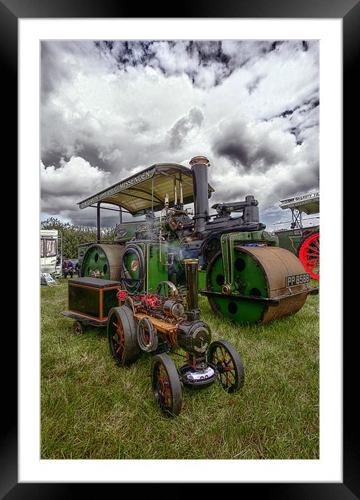 Traction steam engines Framed Mounted Print by Tony Bates