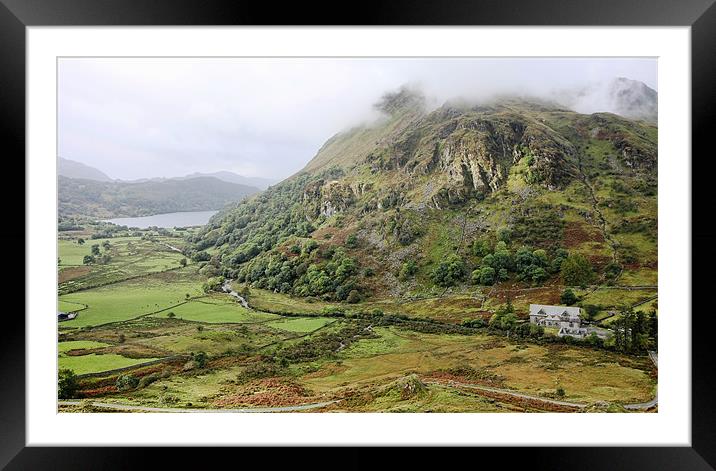 Snowdonia mountains Framed Mounted Print by Tony Bates