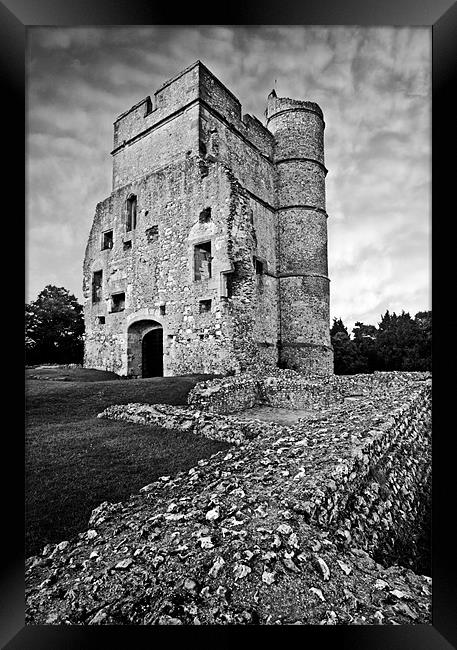 Donnington castle Framed Print by Tony Bates