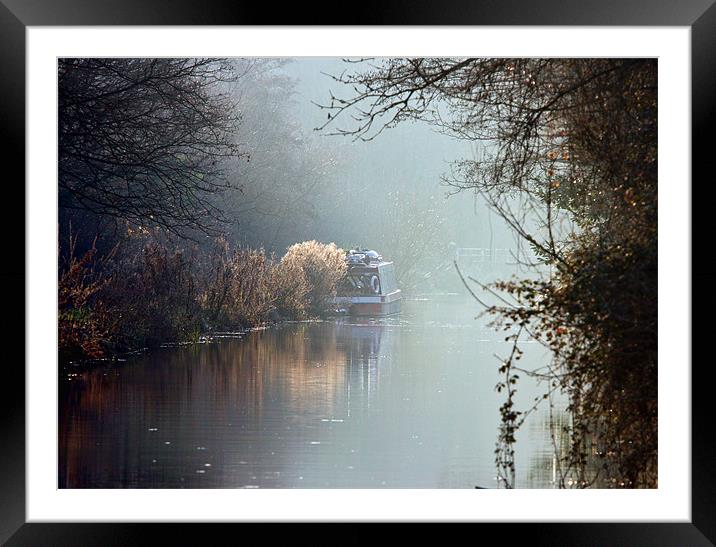Kennet and Avon Canal Framed Mounted Print by Tony Bates
