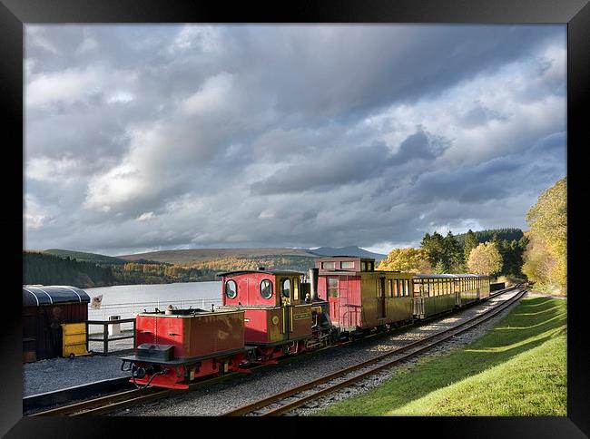 Pontsicill reservoir station Framed Print by Tony Bates