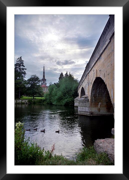  Wallingford Bridge and St Peter's Church Framed Mounted Print by Tony Bates