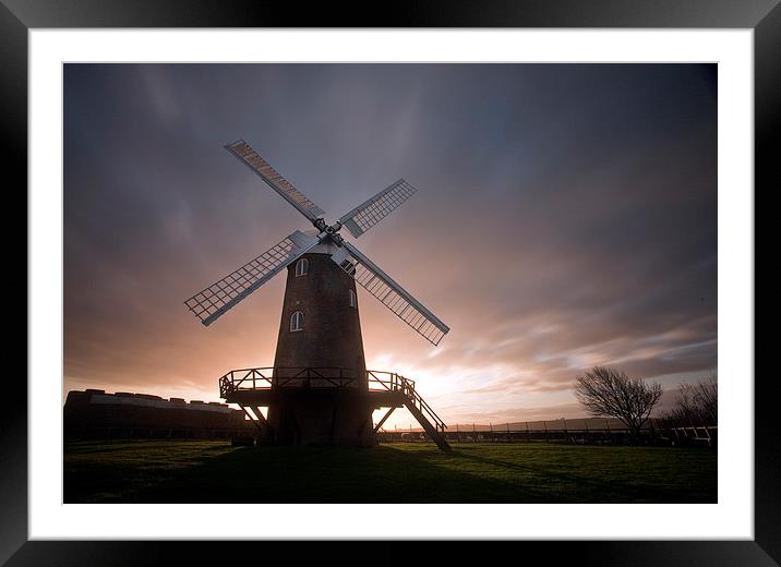  Wilton Windmill Framed Mounted Print by Tony Bates