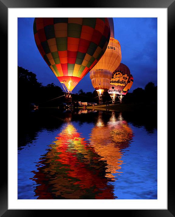  Hot air Balloon Framed Mounted Print by Tony Bates
