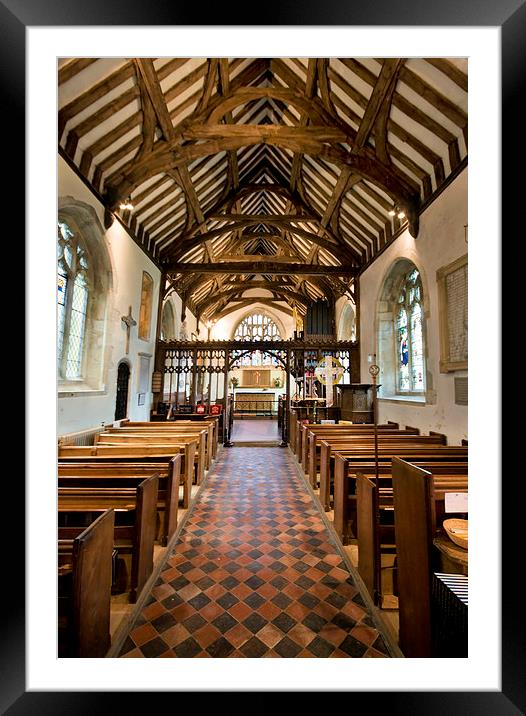  St Peter & Paul's Church Yattendon Framed Mounted Print by Tony Bates