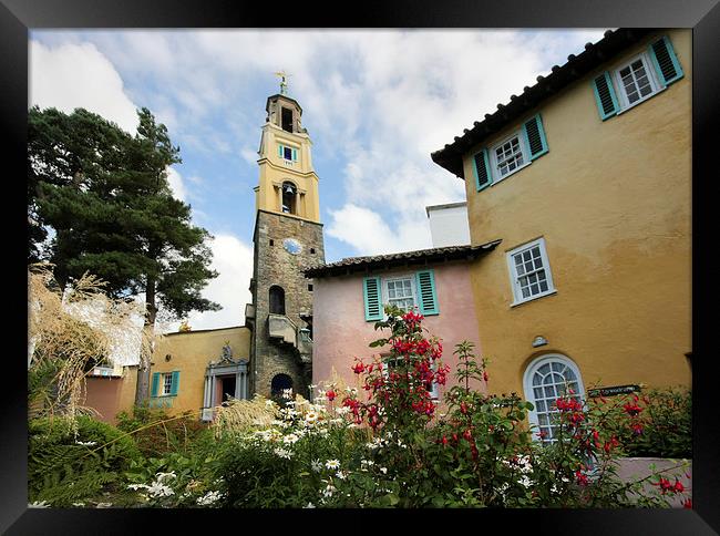  Portmerion village Framed Print by Tony Bates