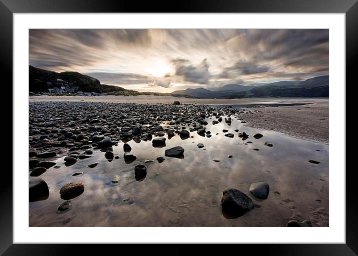  Barmouth sunrise Framed Mounted Print by Tony Bates