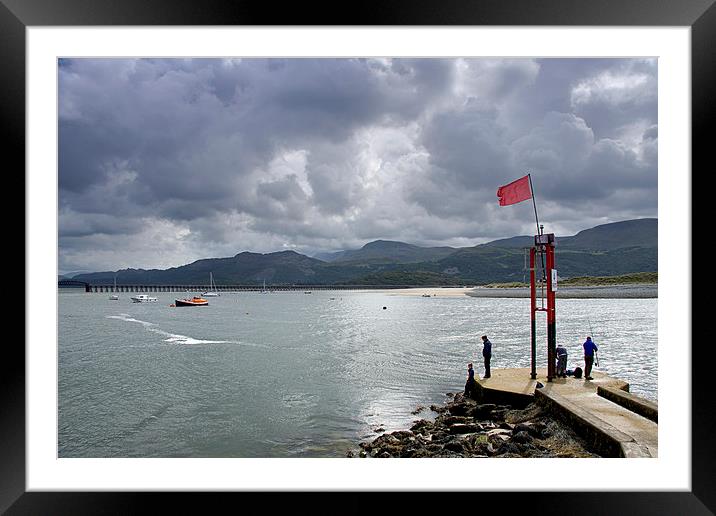  Barmouth north Wales Framed Mounted Print by Tony Bates