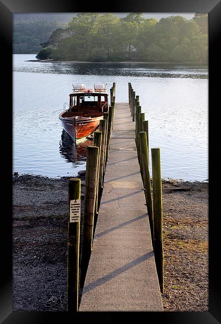 Derwent water Cumbria Framed Print by Tony Bates