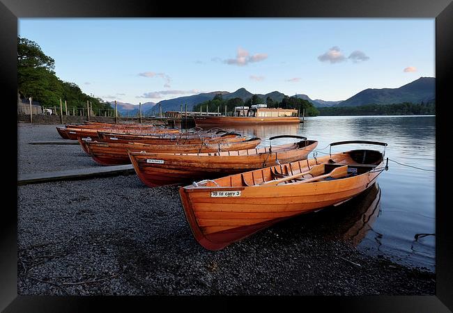  Derwent Water Keswick Framed Print by Tony Bates