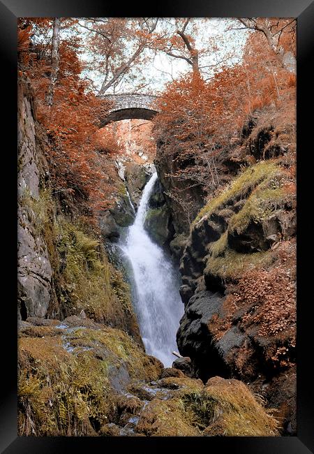  Aira force Cumbria Framed Print by Tony Bates