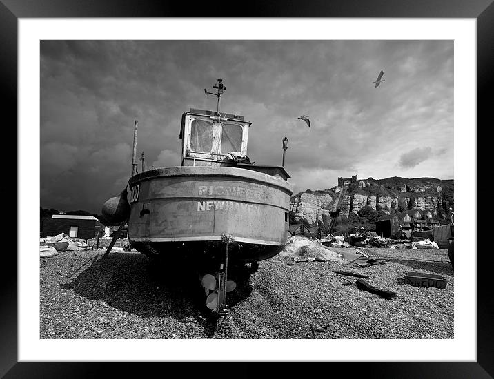  Hastings Fishing Boat Framed Mounted Print by Tony Bates