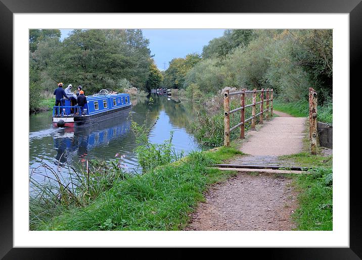  Kennet and Avon Canal at Theale Framed Mounted Print by Tony Bates