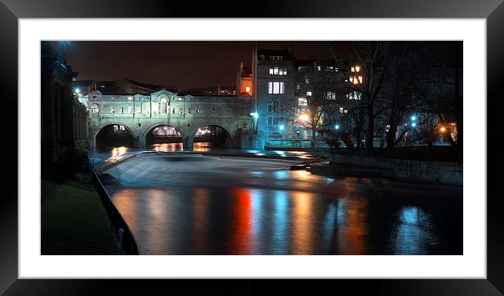  Pulteney Bridge Bath Framed Mounted Print by Tony Bates