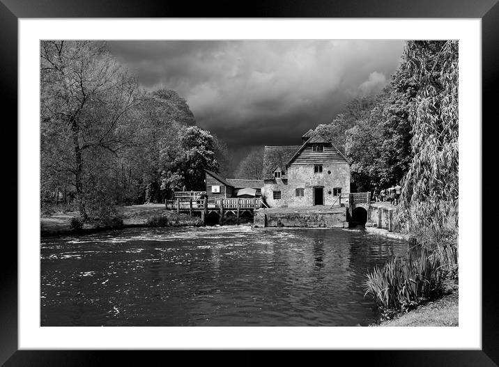 Mapledurham Watermill Framed Mounted Print by Tony Bates