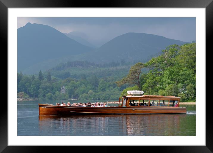 Lady Derwent water Framed Mounted Print by Tony Bates
