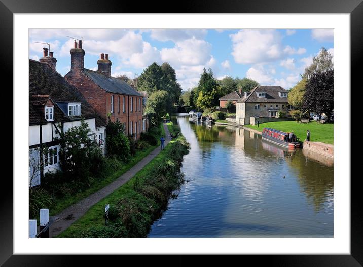 Hungerford and Kennet Framed Mounted Print by Tony Bates
