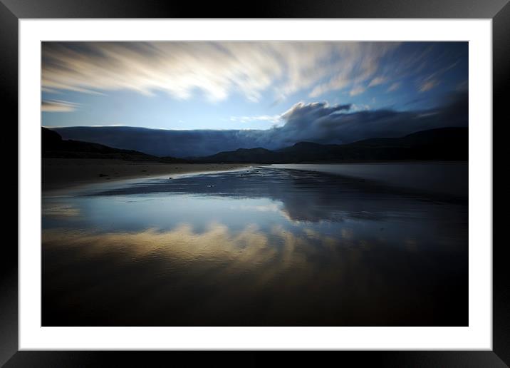 Wet Sand Framed Mounted Print by Tony Bates