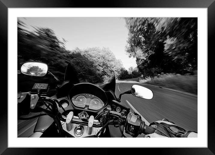 Speed Framed Mounted Print by Tony Bates